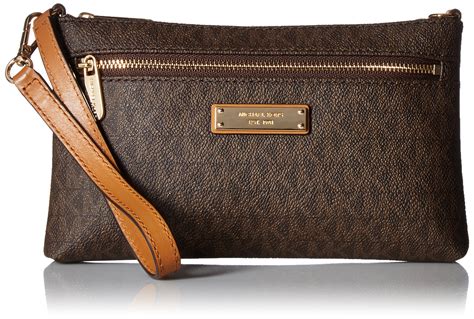 large jet set michael kors wristlet|jet set leather wristlet.